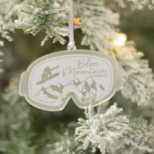 Snowboard Christmas Ornament