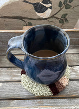 Load image into Gallery viewer, Coffee coaster, mug rug, punch needle mug rugs, candle mat
