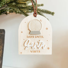 Load image into Gallery viewer, Days Until Christmas Snow Globe Christmas Ornament
