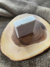 Load image into Gallery viewer, Gardener or Farmer or Welder Soap | Natural Lard Soap Bar | Pumice &amp; Colloidal Oatmeal | Mint + Eucalyptus + Tea Tree + Lavender
