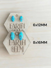 Load image into Gallery viewer, Turquoise Marquise Studs
