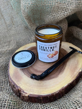 Load image into Gallery viewer, Chestnut Vanilla Candle | Fall Collection | Natural Soy Wax Candle | Chestnut Vanilla Birch

