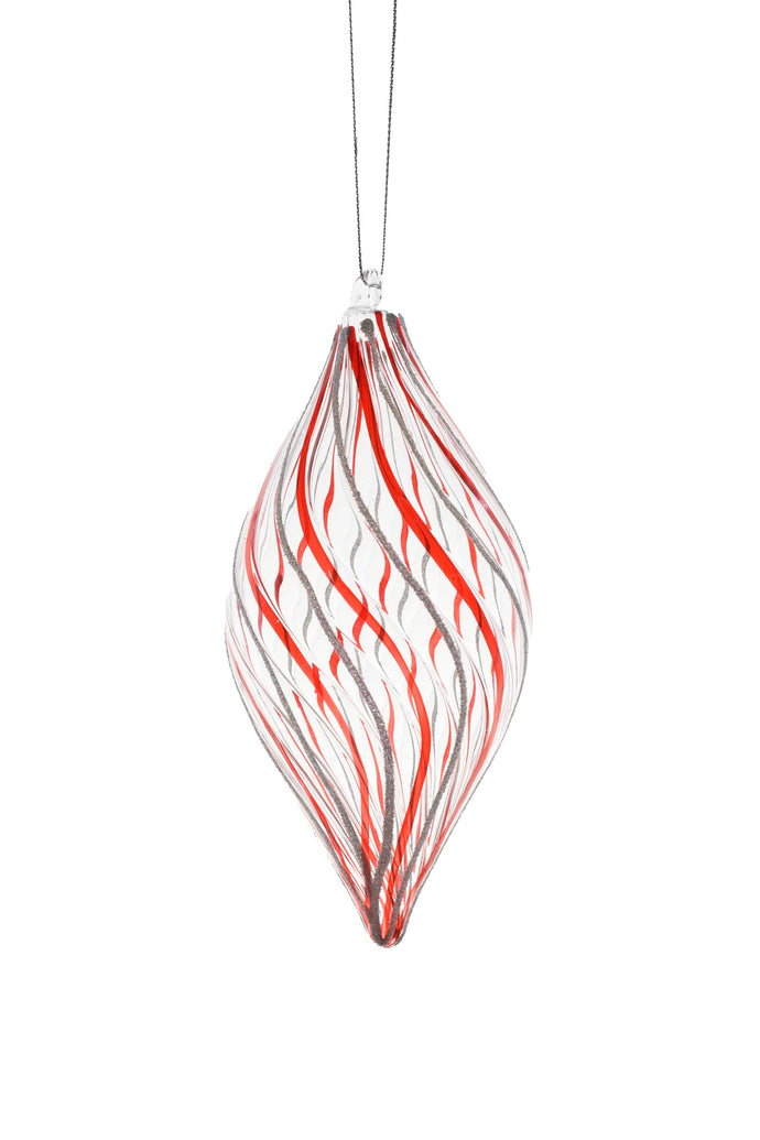 Clear Hanging Finial Ornament