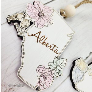 Alberta | Watercolor Ornament