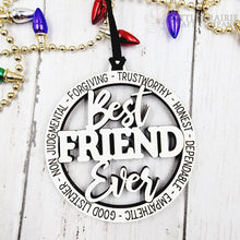 Load image into Gallery viewer, Best Friend Ever | Wooden Ornament
