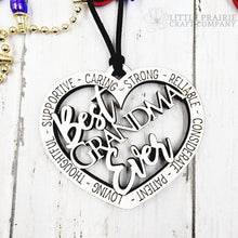 Load image into Gallery viewer, Best Grandma Ever (heart) | Wooden Ornament
