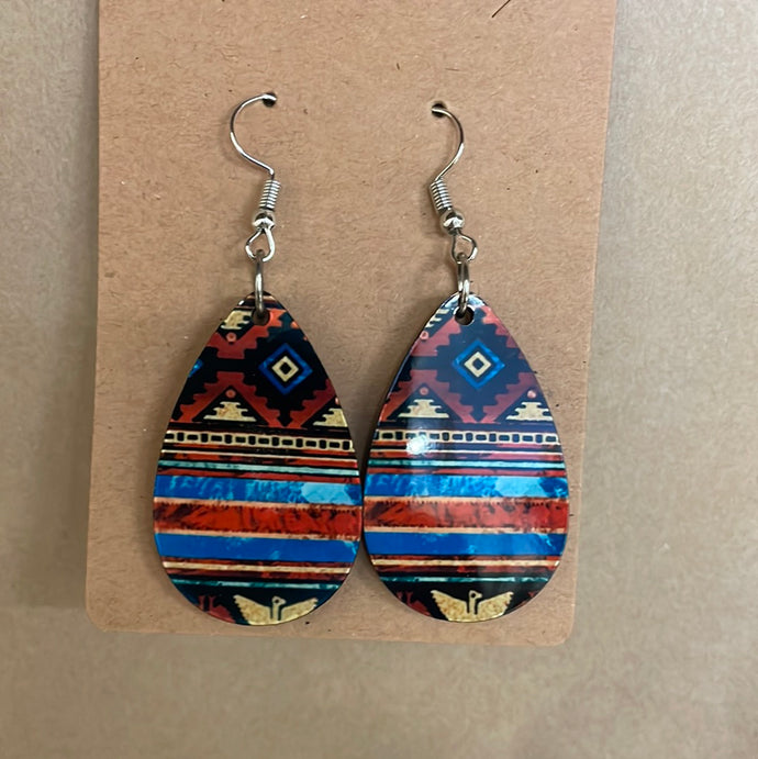 Country theme hand made earrings