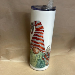 Christmas 20oz skinny tumbler