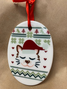 Dogs&cats Christmas Ornaments