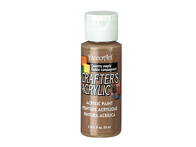 Crafters Acrylic Paint: 2oz Craft & Hobby 13 COUNTRY MAPLE