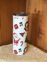 Load image into Gallery viewer, Christmas 20oz skinny tumbler
