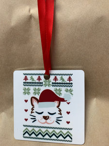 Dogs&cats Christmas Ornaments