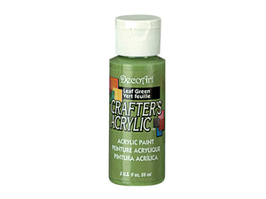 Crafters Acrylic Paint: 2oz Craft & Hobby 36 LEAF GREEN
