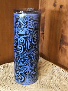 Christmas 20oz skinny tumbler