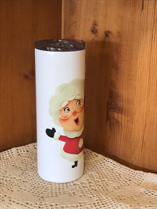 Christmas 20oz skinny tumbler